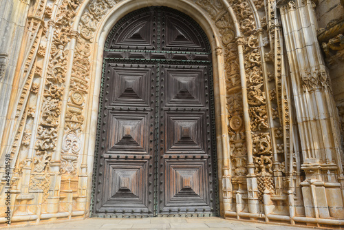 Portal des Convento de Cristo (Christuskloster) in Tomar, Portugal