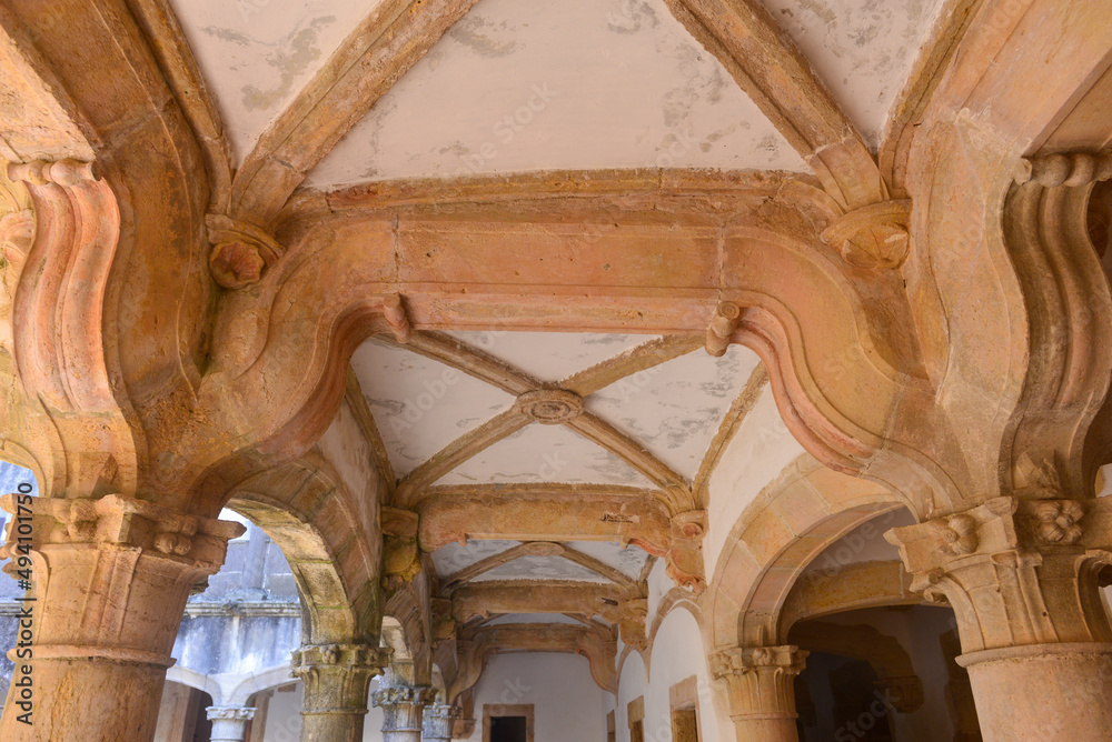 custom made wallpaper toronto digitalKreuzgang des Convento de Cristo (Christuskloster) in Tomar, Portugal