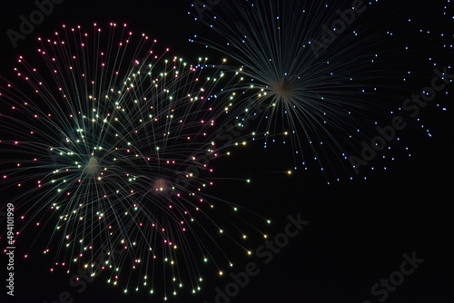 fireworks in the sky