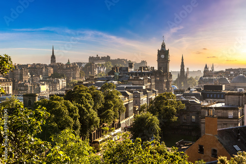 Edinburgh castle from Calton Hill