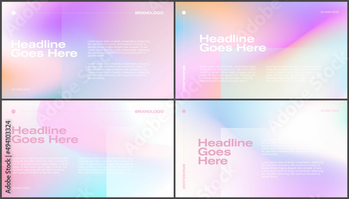 Mesh gradient pastel colour palette vector background for landing page or presentation deck for business pitch or marketing proposal