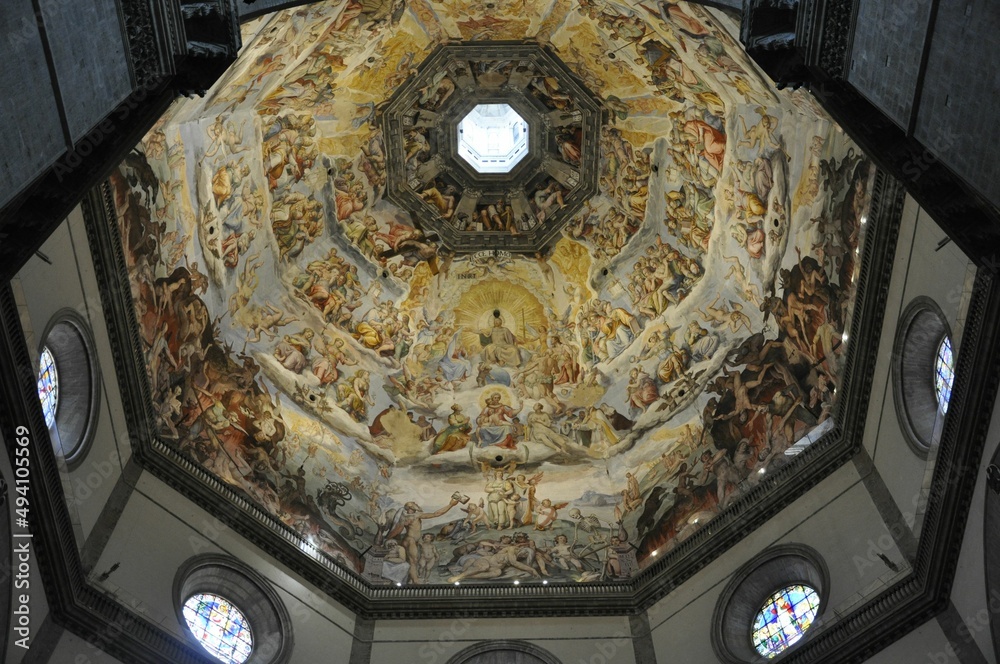Obraz premium Kopuła katedry w Florencji. 