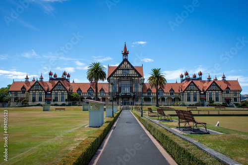 Exploring the New Zealand city of Rotorua on a summers day