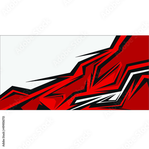 modified car sticker design vector. car racing sticker