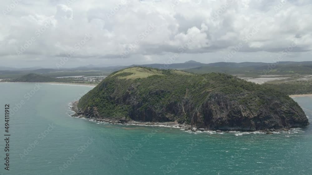Capricorn Coast National Park And Mulambin Beach At Summer In Livingstone Shire, Queensland, Australia. - aerial Capricorn Coast National Park And Mulambin Beach At Summer In Livingstone Shire, Queensland, Australia. - aerial