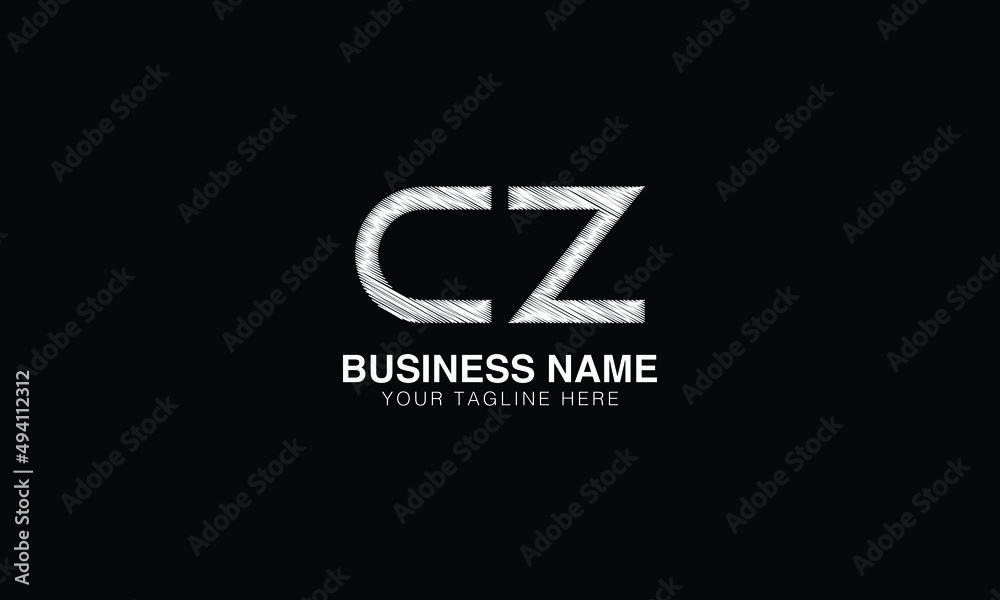 CZ, Z, cz initial logo | initial based abstract modern minimal creative ...