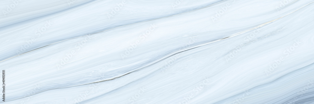 Obraz premium Marble rock texture blue ink pattern liquid swirl paint white dark that is Illustration panorama background for do ceramic counter tile silver gray that is abstract waves skin wall luxurious art ideas