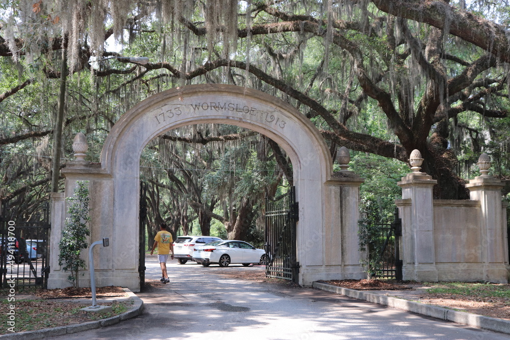 Entrance to Wormsloe Historic Site