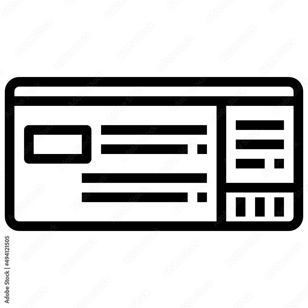 TICKET line icon,linear,outline,graphic,illustration TICKET line icon,linear,outline,graphic,illustration