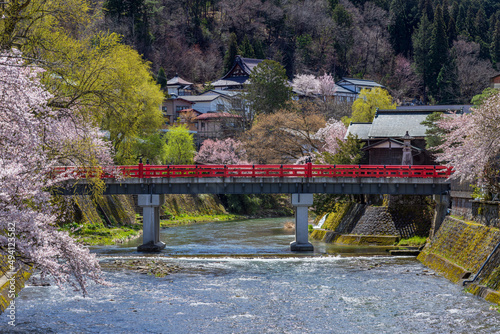 飛騨高山 春の中橋