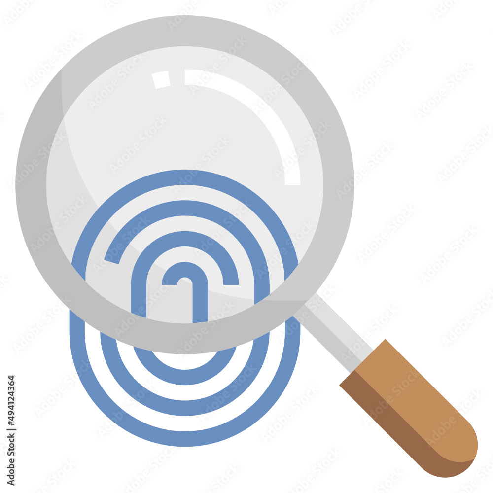 FINGERPRINT flat icon,linear,outline,graphic,illustration FINGERPRINT flat icon,linear,outline,graphic,illustration