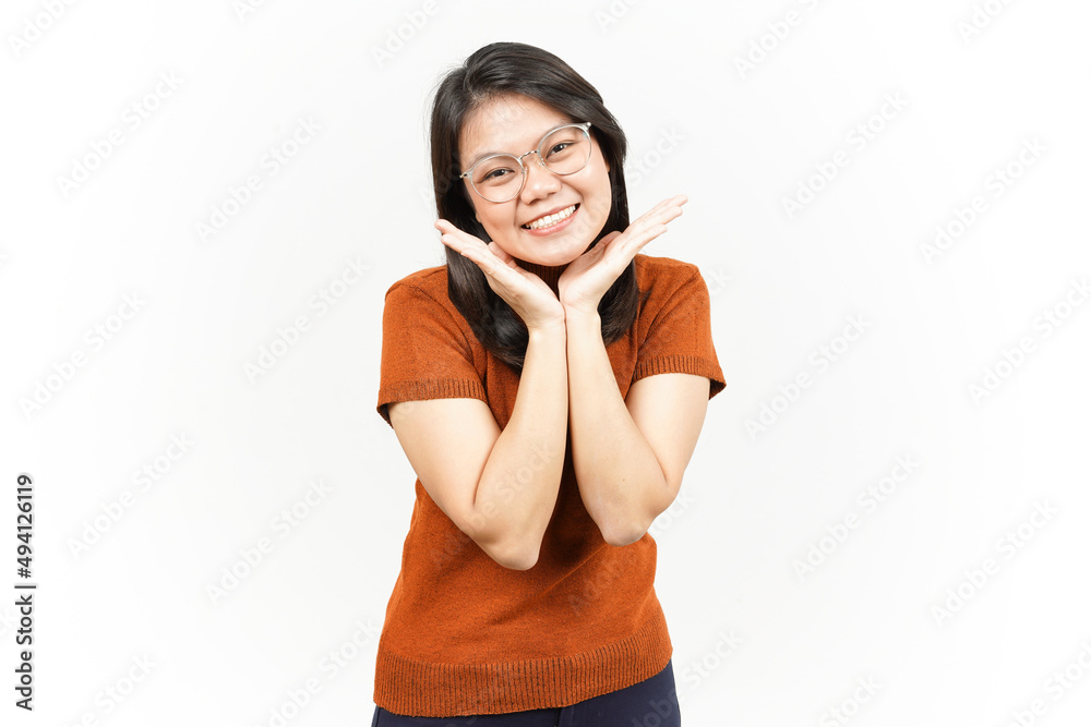 Smiling Of Beautiful Asian Woman Isolated On White Background