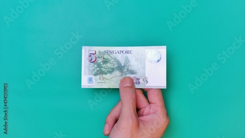Fotografia, Obraz Singapore Dollar is the official currency of Singapore