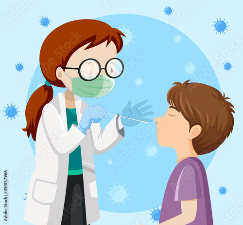 Covid 19 testing with antigen test kit