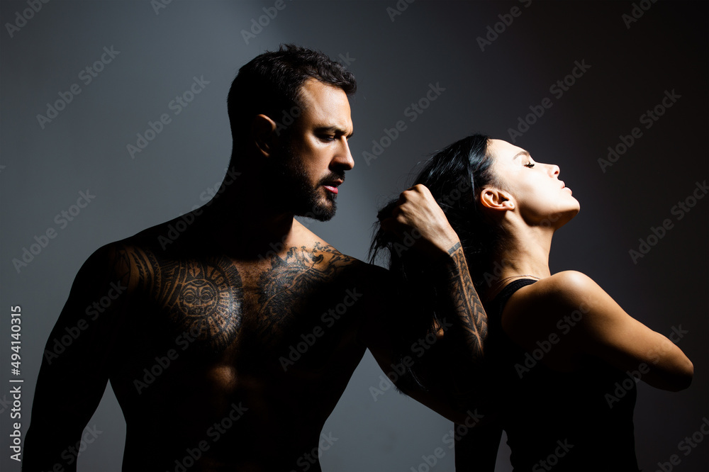 Sexy couple. Passionate sensual couple sharing sexy moments. Stock-Foto |  Adobe Stock