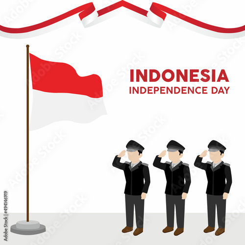 Celebrating Happy Independence Day Indonesia