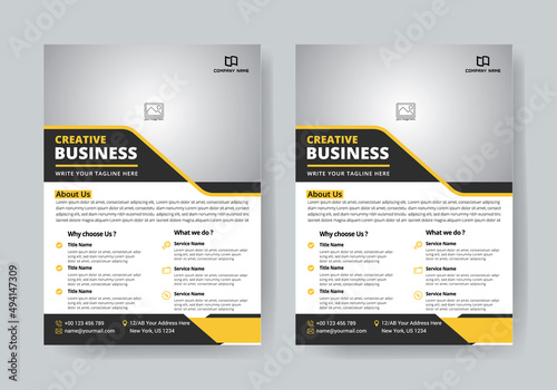 modern business card design template