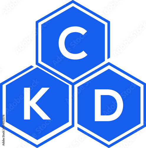 CKD letter logo design on black background. CKD  creative initials letter logo concept. CKD letter design.