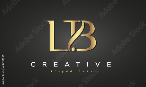 LTB creative luxury logo design photo