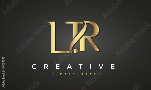 LTR creative luxury logo design photo