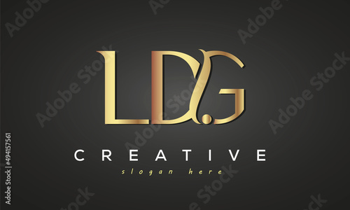 LDG creative luxury logo design photo