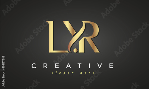 LYR creative luxury logo design photo