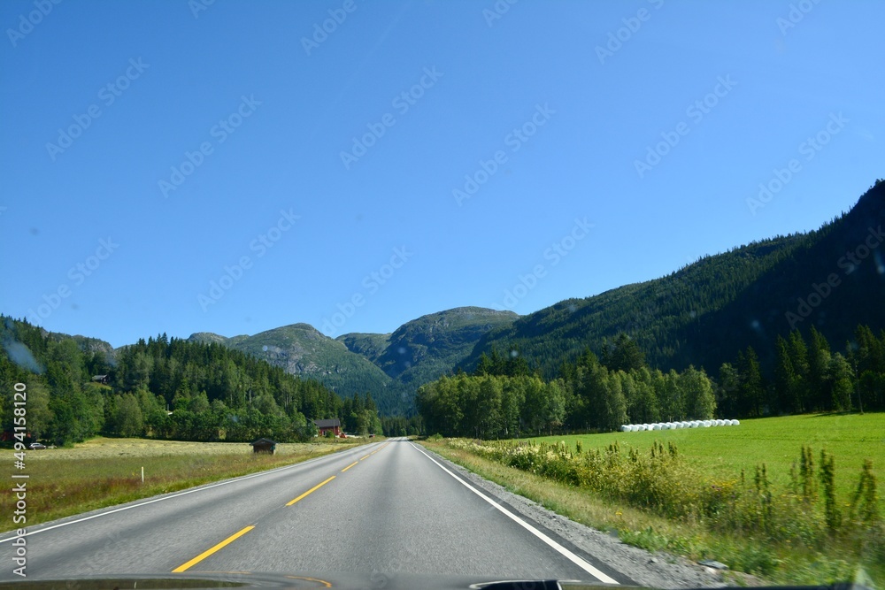 road in mountains