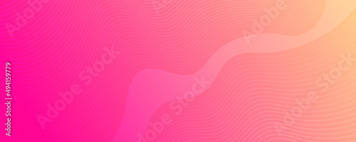 Modern colorful gradient background with wave lines