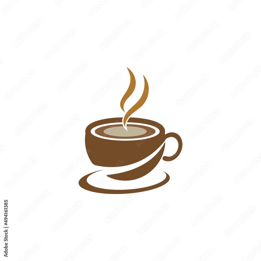 Obraz premium Coffee cup Logo Template