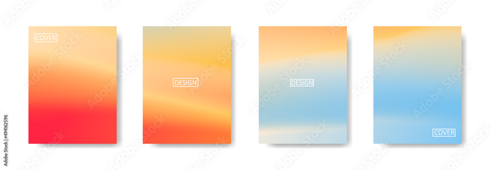Set of abstract background with beautiful gradation color, colorful background for poster flyer banner backdrop.vertical banner.cool fluid background vector illustration Set of abstract background with beautiful gradation color, colorful background for poster flyer banner backdrop.vertical banner.cool fluid background vector illustration