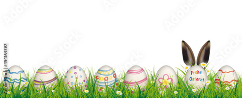 Frohe Ostern Banner