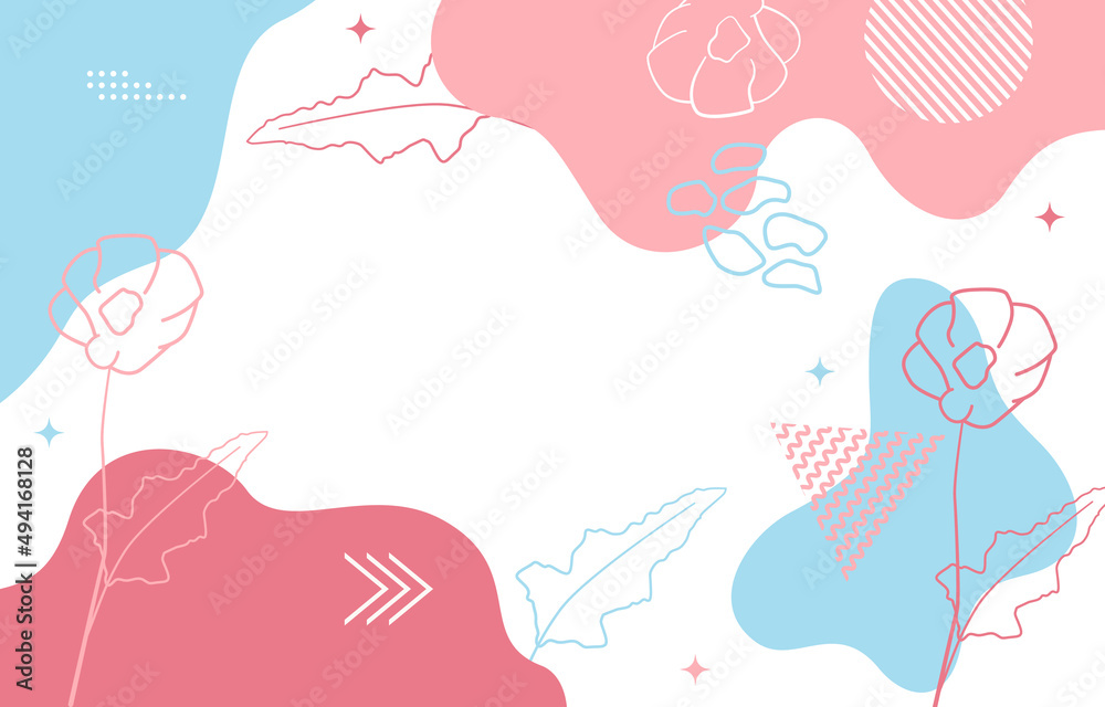 Cute Nature Floral Flower Leaf Minimalist Girly Background Wallpaper Cute Nature Floral Flower Leaf Minimalist Girly Background Wallpaper