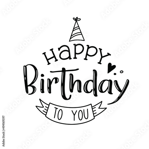 Vector lettering illustration of 