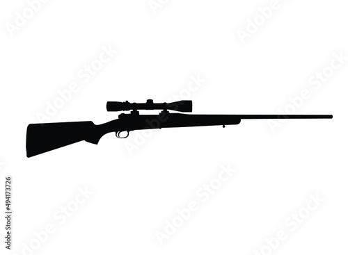 sniper rifle vector