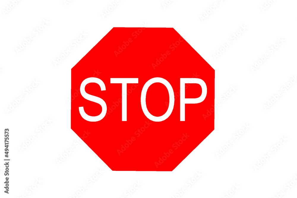 Vector Sign Stop Icon Road Sign Traffic Sign Symbol Vector Sign Stop Icon Road Sign Traffic Sign Symbol