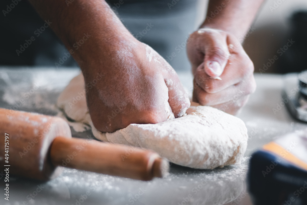 Making Homemade Pizza Dough