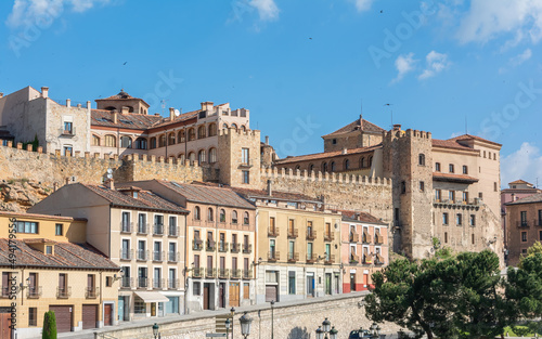 The medieval town of Segovia, one of the most beautiful towns in Spain