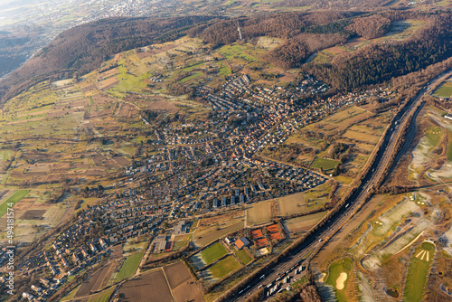 Karlsruhe und Umgebung aus der Luft