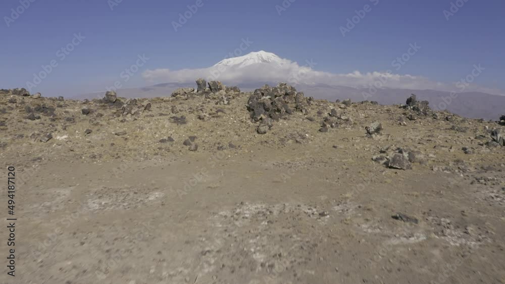 Aerial, At The Foot Of Mount Ararat, Turkey Aerial, At The Foot Of Mount Ararat, Turkey