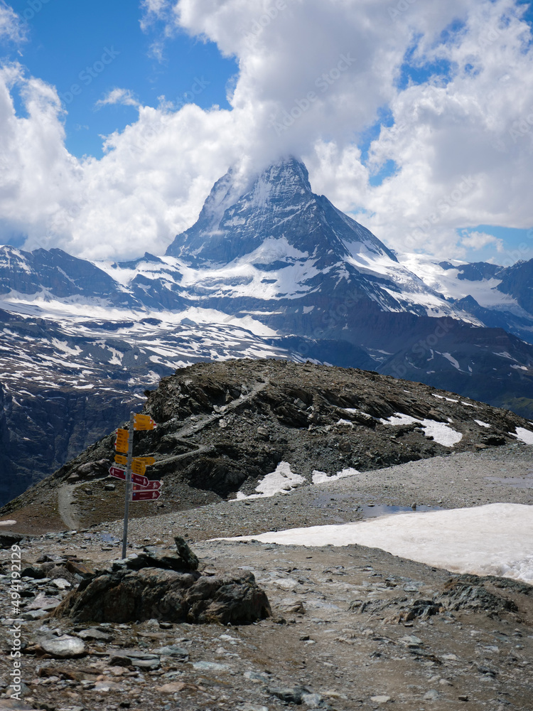 Matterhorn - obrazy, fototapety, plakaty 