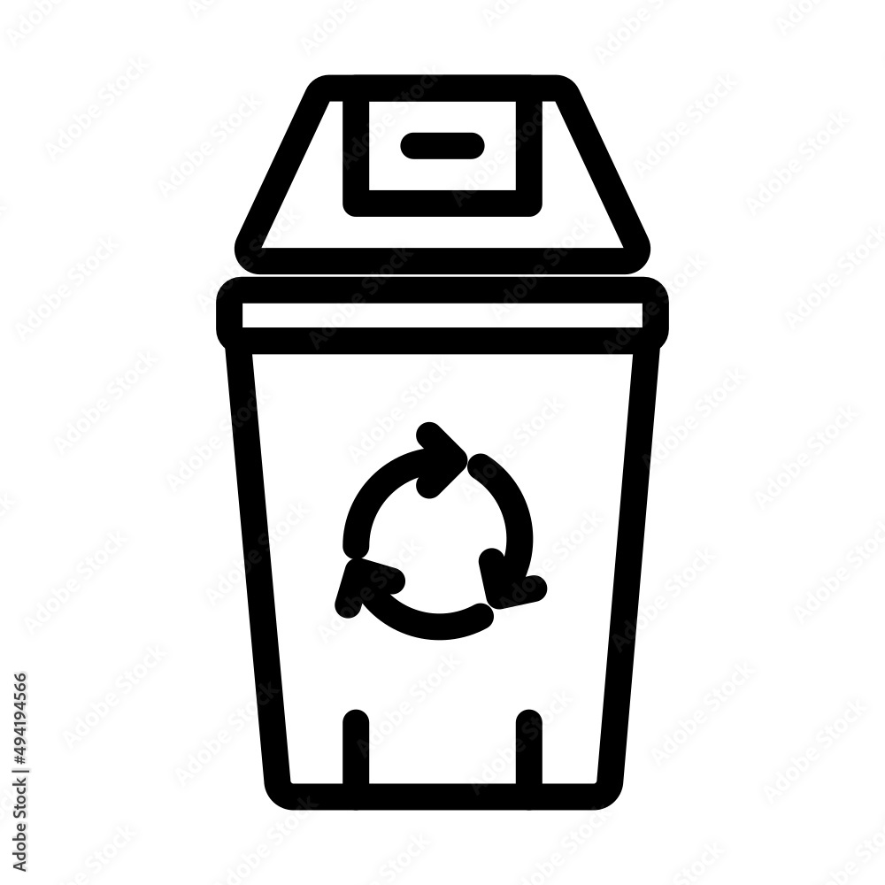 rubbish bin icon