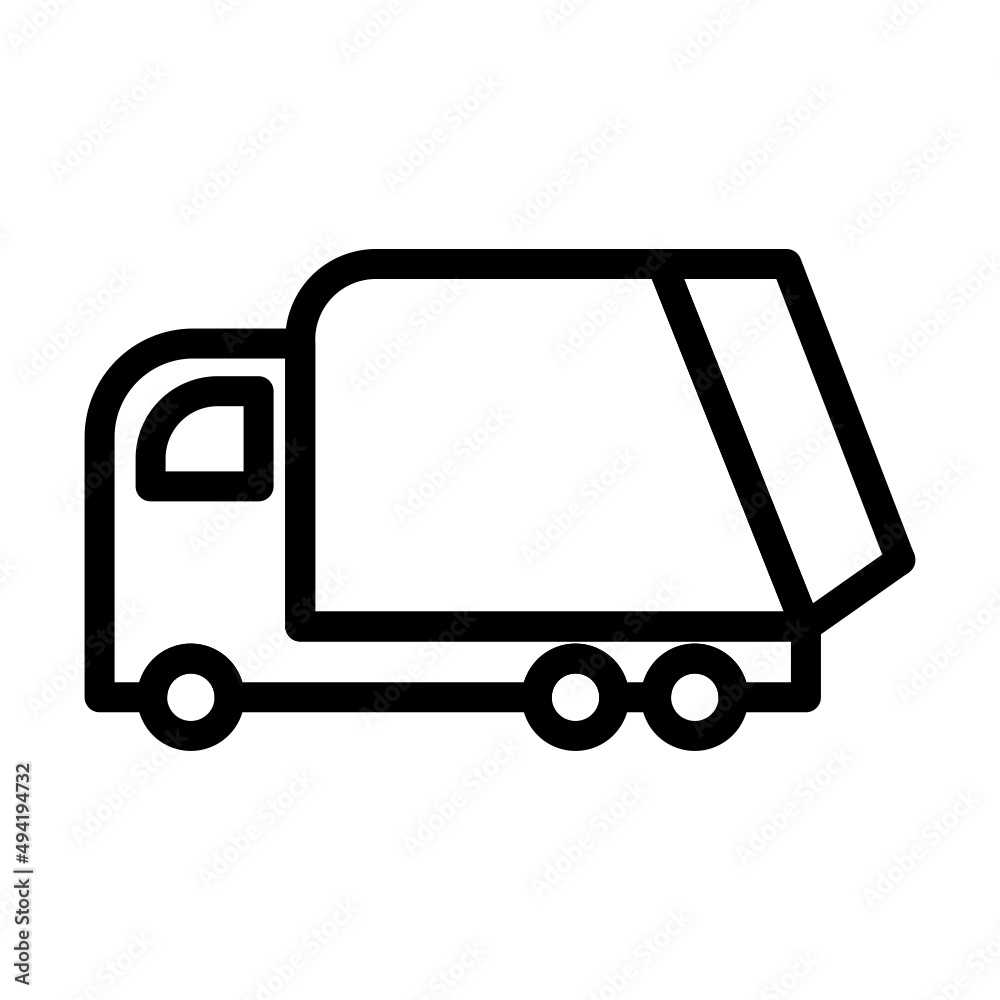 garbage truck icon