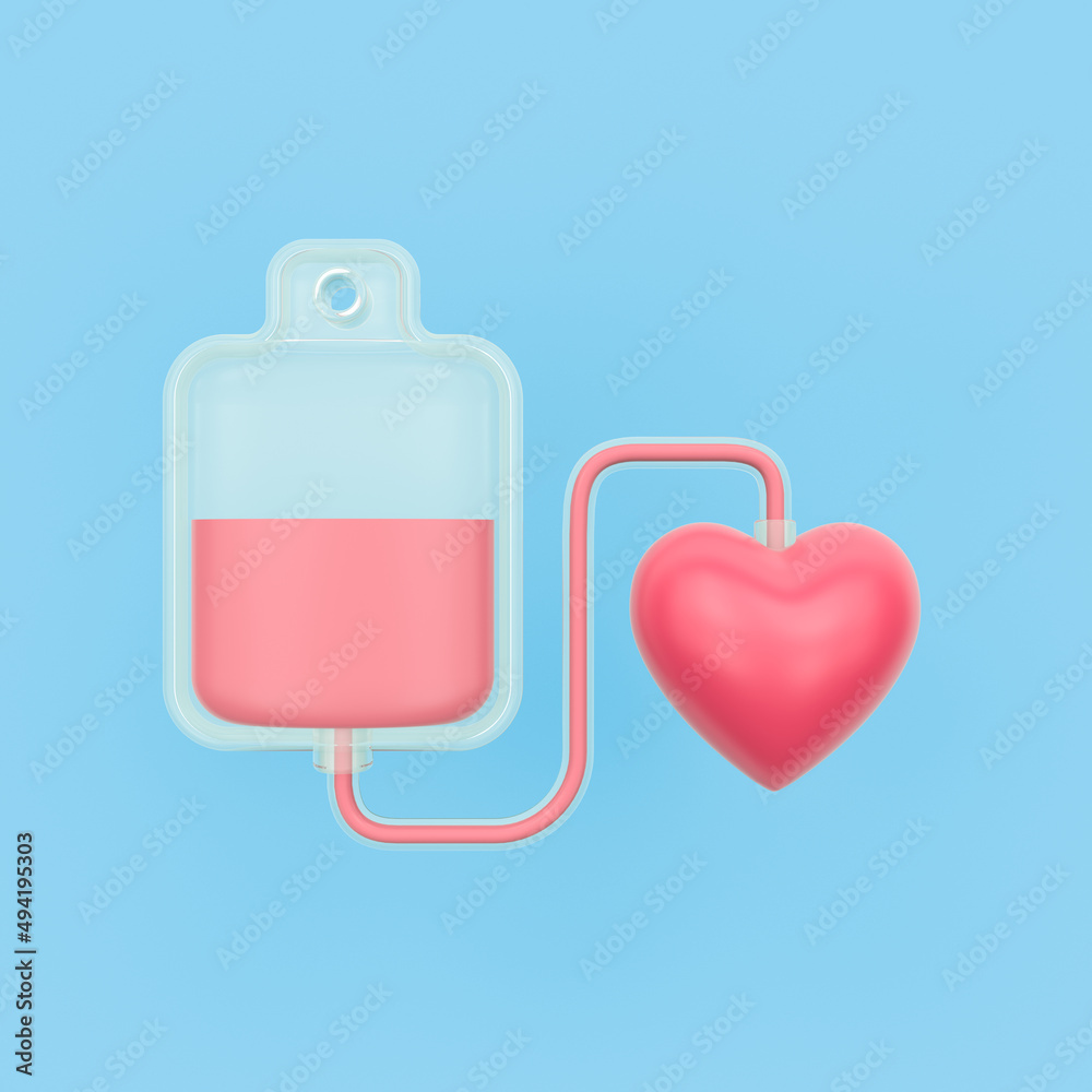 3d rendering concept illustration of health care. Drip and blood transfusion. Simple icon. Modern trendy design. Pastel colors. 3d rendering concept illustration of health care. Drip and blood transfusion. Simple icon. Modern trendy design. Pastel colors.