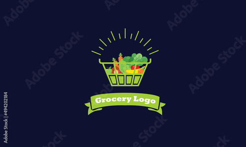 grocery store logo design idea template, Creative online shopping cart logo, grocery store logo design idea template, new grocery logo, store logo, basket logo, shopping cart logo