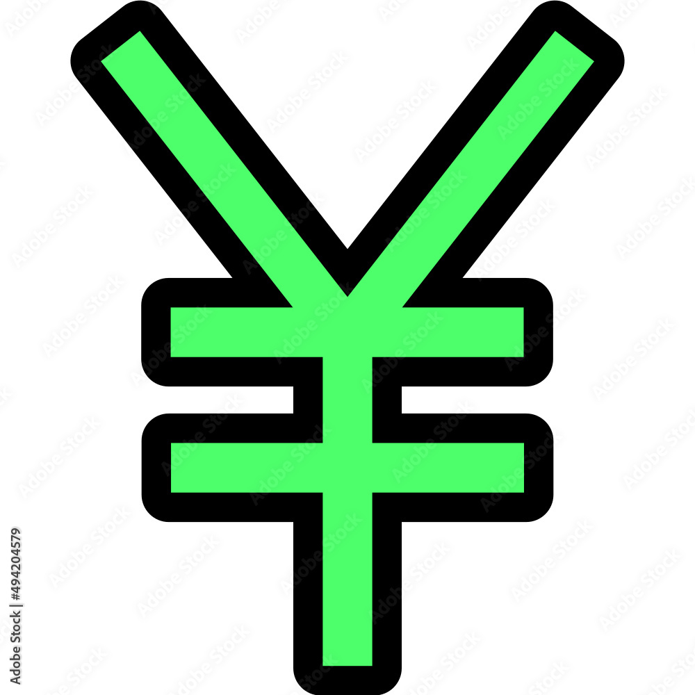 Obraz premium yen symbol