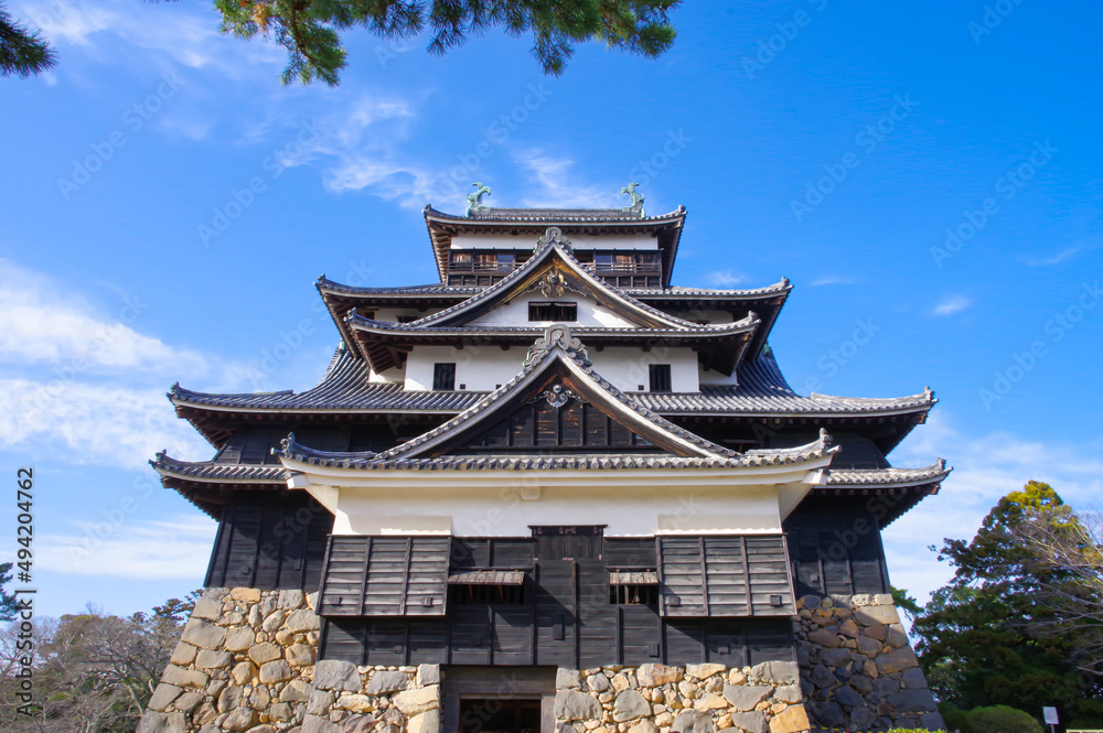 Fototapeta premium 松江城 天守