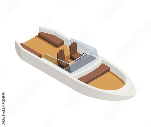 Luxury Cutter Boat Composition