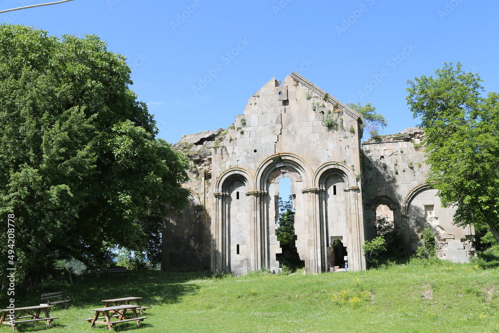 Naklejka premium amazing spring landscapes on a sunny day.ARTVİN.TURKEY