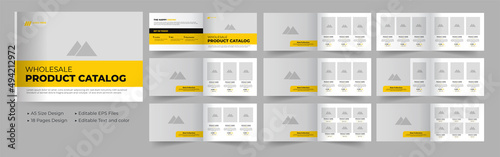 Product Catalog or Catalogue Template Design