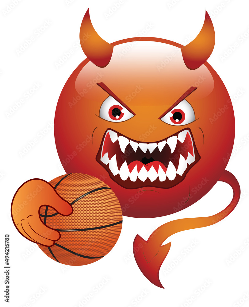 Devil Mascot - Basketball Devil Mascot - Basketball